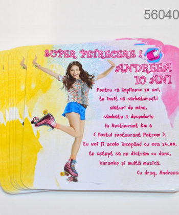Invitatii Aniversari Tematica Soy Luna