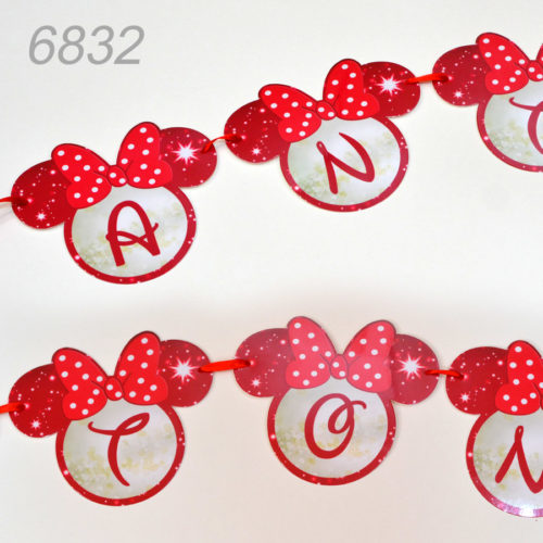 Litere Forma Minnie Mouse