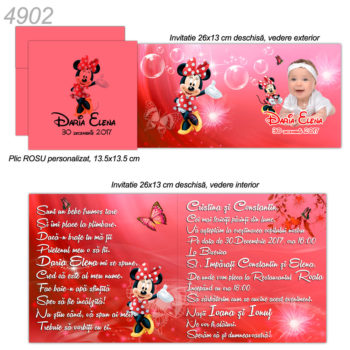 Invitatii Botez Personalizate