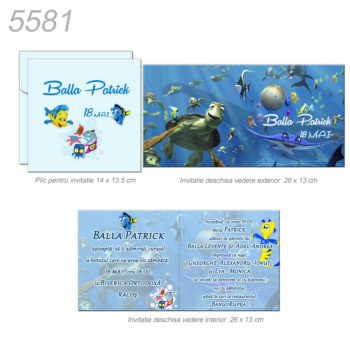 Invitatii Botez Personalizate