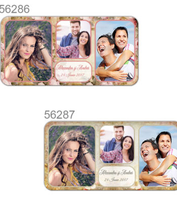 Marturii Magnetice Personalizate Cu Trei Fotografii