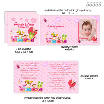 Invitatii Botez Personalizate