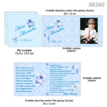 Invitatii Botez Personalizate