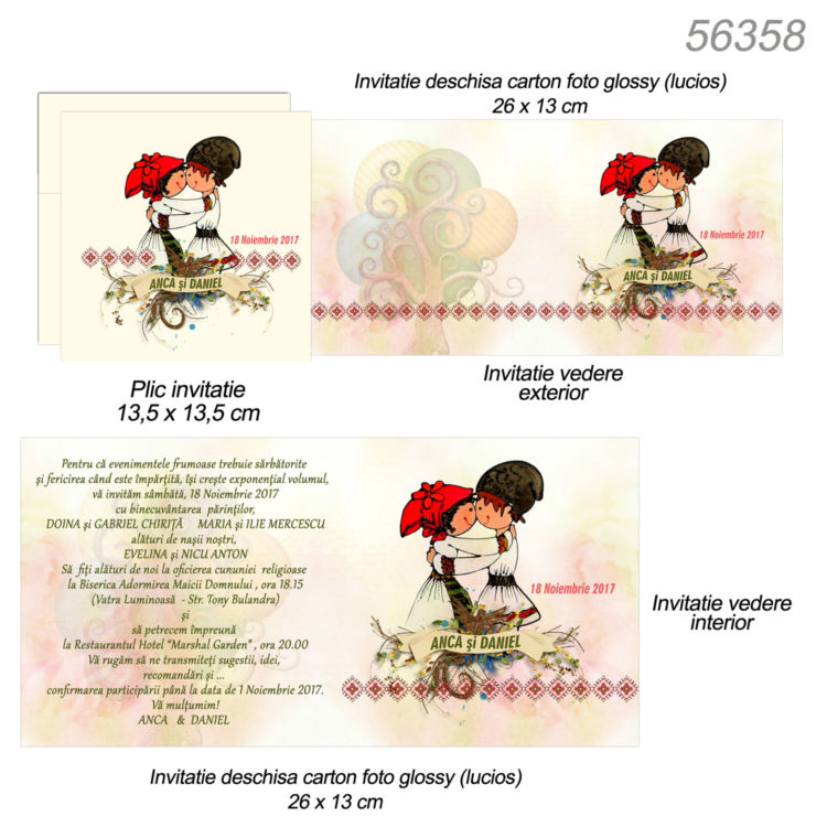 Invitatii Nunta Personalizate