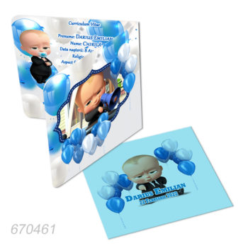 Invitatii Botez Personalizate