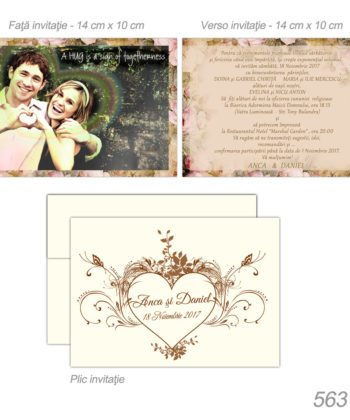 Invitatii Personalizate Cu Fotografie Nunta Botez