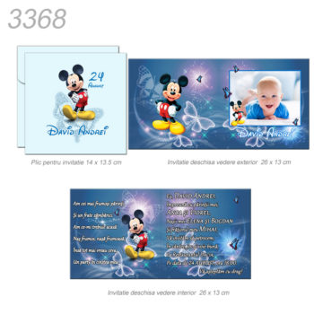 Invitatii Botez Personalizate
