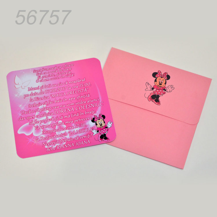 Invitatie Tematica Minnie