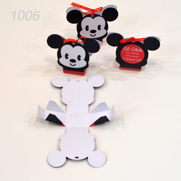 Bomboniere Cutiute Forma Mickey - imagine 3