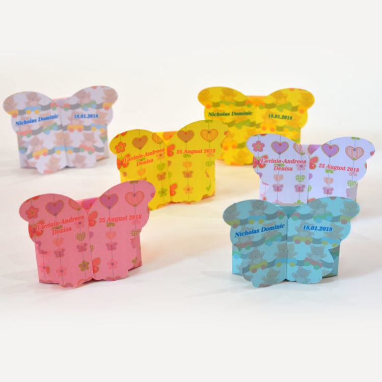 Cutie Inchidere Forma Fluture Pentru Magnet 7x5 cm sau 8x6 cm