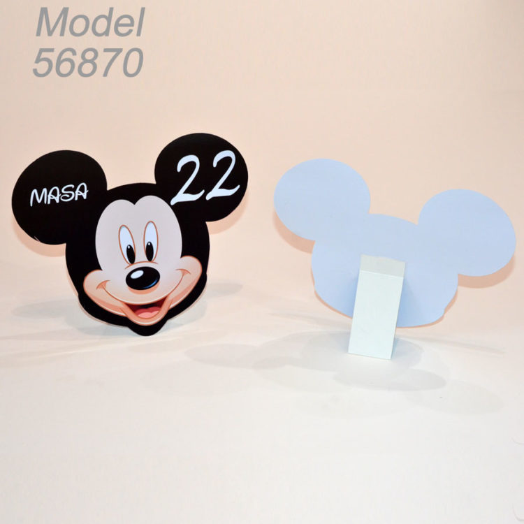 Numar Masa Forma Mickey