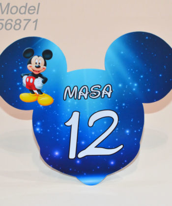 Numar Masa Forma Mickey