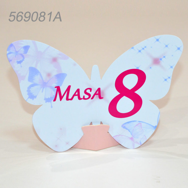 Numar Masa Forma Fluture