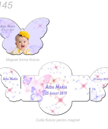Magnet Forma Fluture In Cutie Forma Fluture