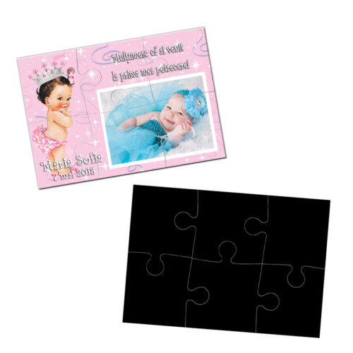 Marturii botez magnet puzzle 6 piese