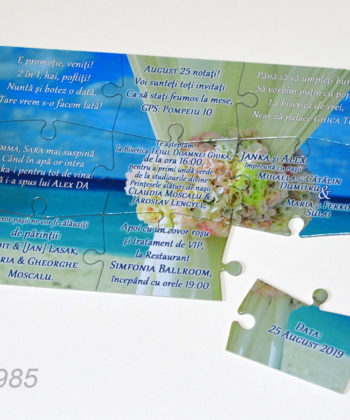Puzzle Invitatii Nunta