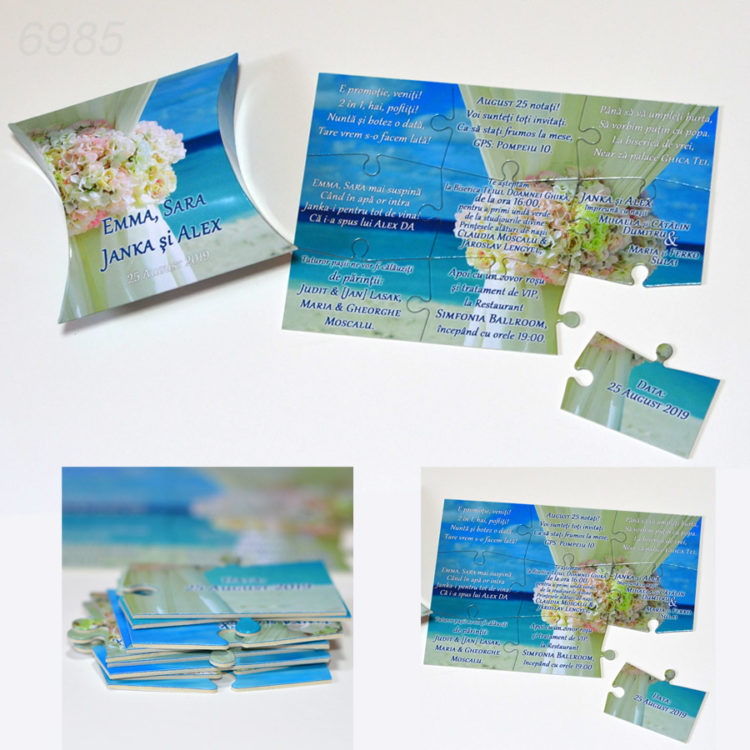 Cutie Invitatie Puzzle