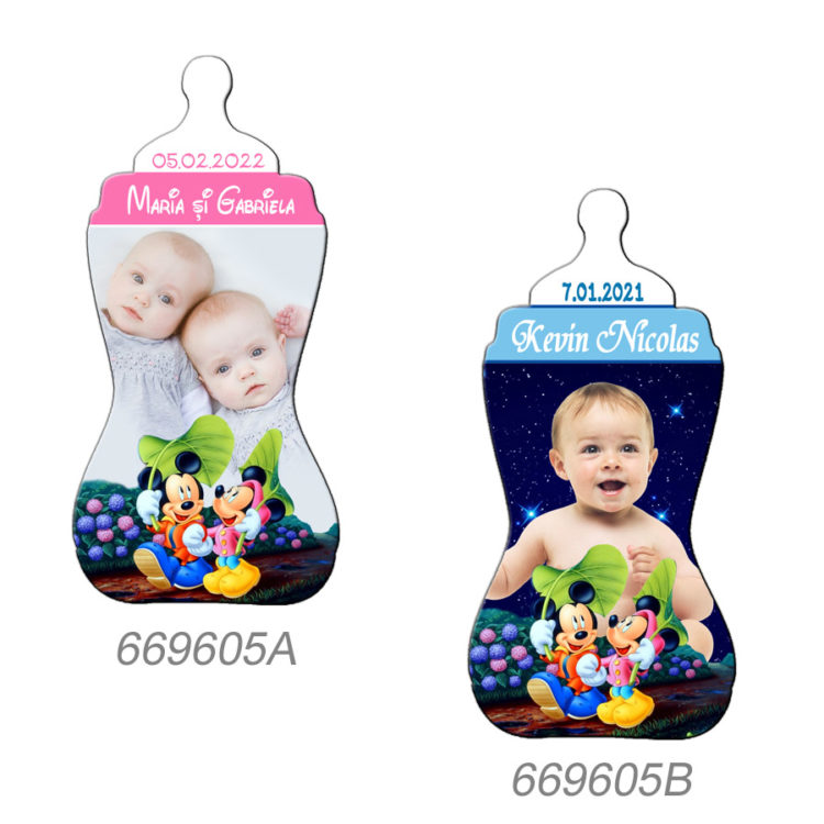 Magneti Marturii Botez Forma Biberon