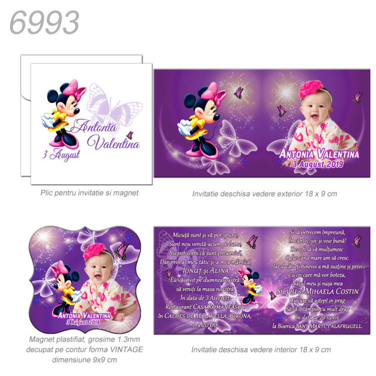 Invitatii Botez Magnetice, diferite modele - imagine 17