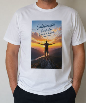 Tricou personalizat XXL cu poza si text prin sublimare