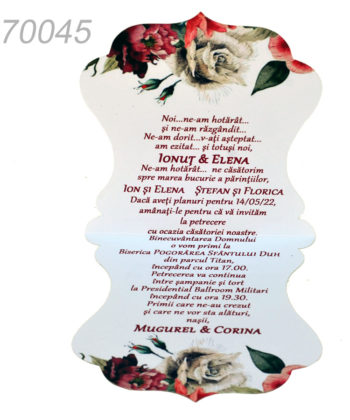 Invitatie Nunta Vintage Ivory