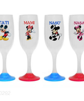 Pahare botez tematica Mickey si Minnie Mouse