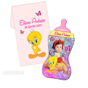 Biberoane marturii botez, Marturii botez Tweety Bird