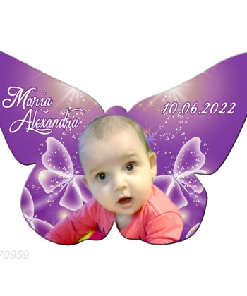 Marturie botez fluture mov