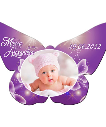 Marturie botez fluture mov