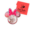 Magneti botez fete 671248, Minnie Mouse, plicuri incluse, nuanta rosie