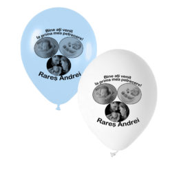 Baloane personalizate cu 3 fotografii