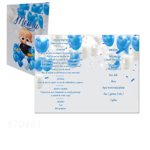 Meniu Botez Baby Boss - Meniuri Botez Baby Boss