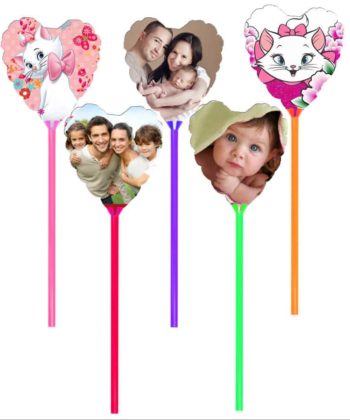 Mini-baloane personalizate color si suport masa pentru baloane