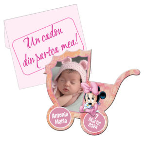 Magneti Botez Minnie Mouse Carucior