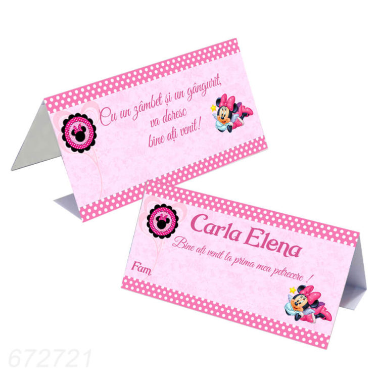 Plicuri bani botez Minnie Mouse