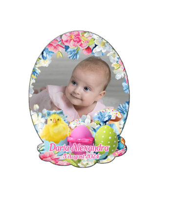 Magnet tematica forma ou de Paste personalizat cu fotografie