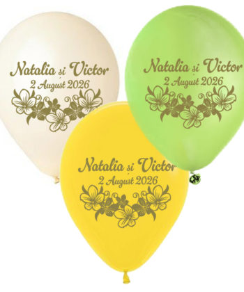 Baloane Nunta Personalizate Cu Numele Mirilor