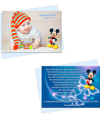 Invitatii botez Mickey