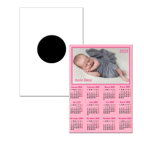 Calendar 2025, Calendar 2025 personalizat, Calendar magnetic 2025