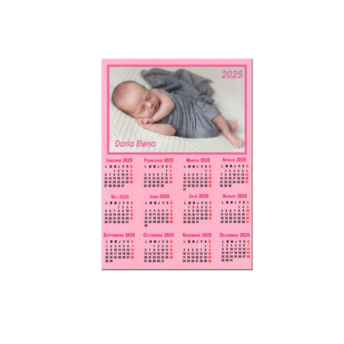 Calendar 2025, Calendar 2025 personalizat, Calendar magnetic 2025