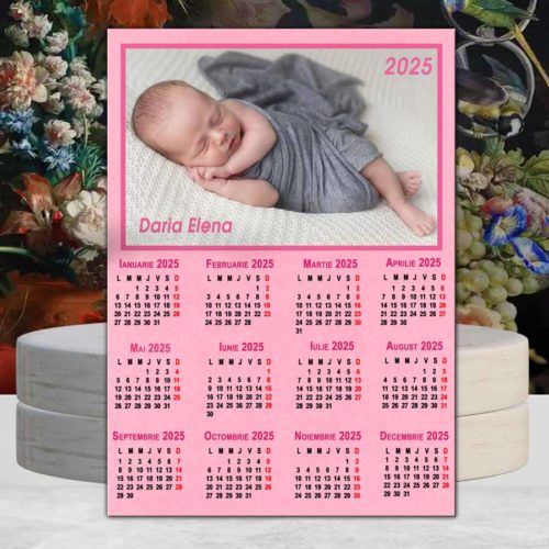 Calendar 2025, Calendar 2025 personalizat, Calendar magnetic 2025