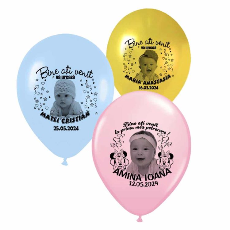 Baloane Personalizate Botez