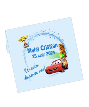 Marturii botez Cars masina McQueen