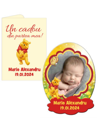 Marturii botez magneti Winnie The Pooh