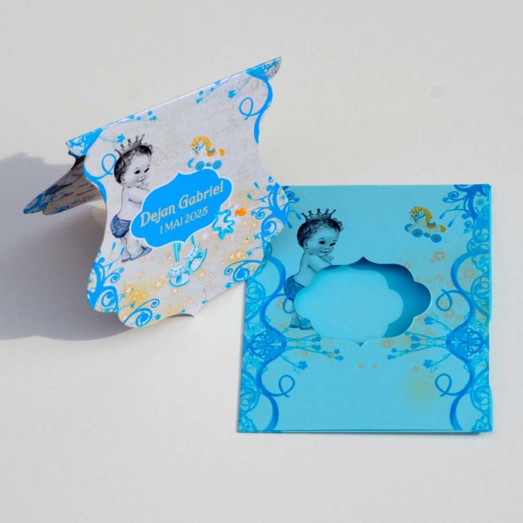 Invitatii botez baiat micul print