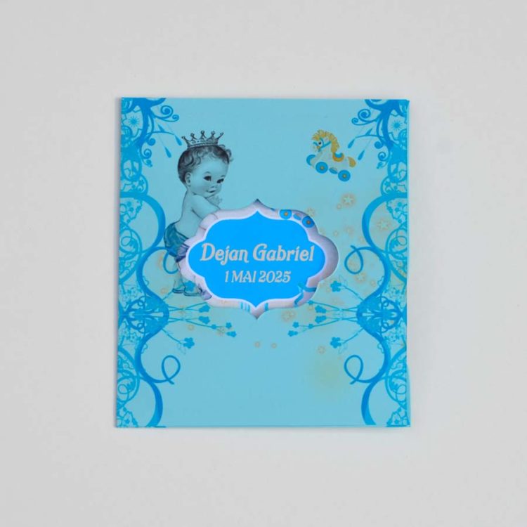 Invitatii botez baiat micul print