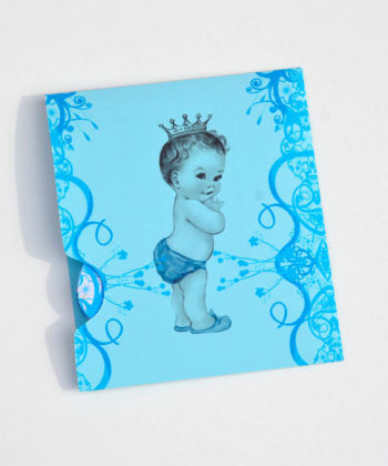 Invitatii botez baiat micul print