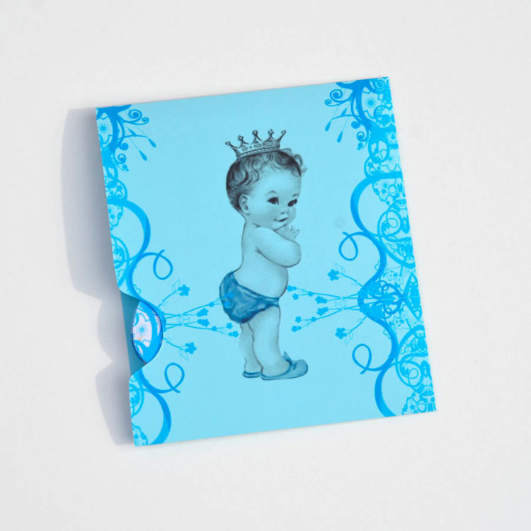 Invitatii botez baiat micul print