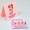 Magneti botez Minnie Mouse, 7 cm x 6.5 cm, cu plicuri incluse