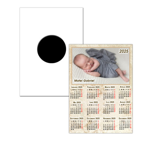 Calendar 2025 magnetic - Calendar 2025 - Calendar 2025 personalizat